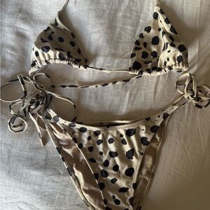 Leopard Print Bikini Set, size small